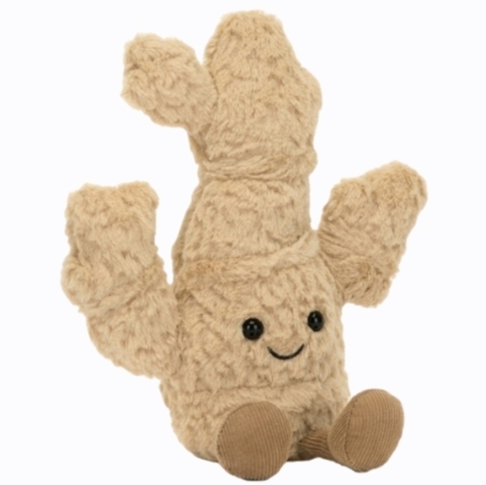Jellycat Amuseables Ginger 7x2.5x2" Soft & Plush BNWT Authentic